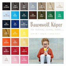 Baumwolle Köper Stoff