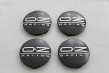 OZ Original Emblem Nabendeckel Carbon Silber Nabenkappe Felgendeckel 55mm Caps