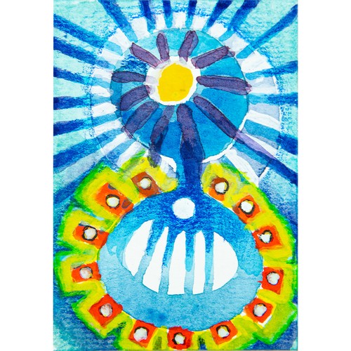 Original painting aceo - original,