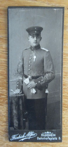 Portrait foto cdv soldat - cdv,