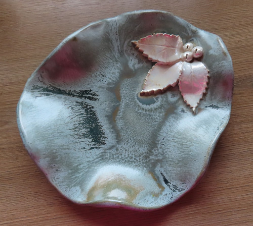 Getöpfert flache schale - flache, ~