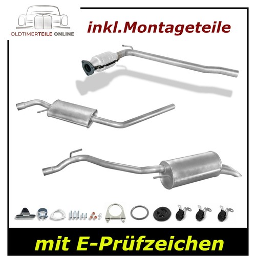 Auspuffanlage mit kat für - auspuffanlage, vw