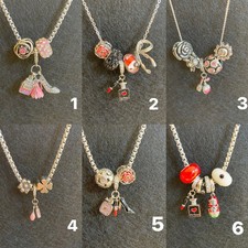 Halskette mit Parfum Charm + diversen Accessoires u. Längen Auswahl 1-6?
