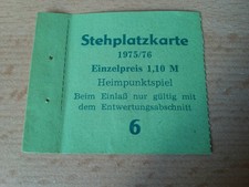 Eintrittskarte Ticket Dynamo Dresden HFC Chemie DDR Fussball Oberliga