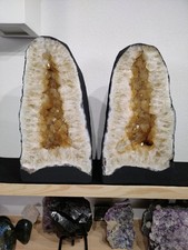 Citrin Drusenpaar 36cm, 30kg