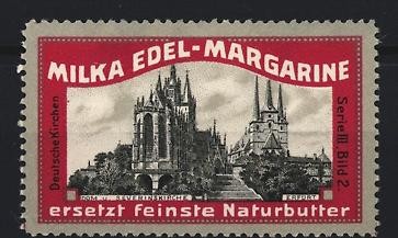 Reklamemarke erfurt milka - erfurt,,