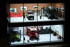 Diorama 64 garage - 1:64,