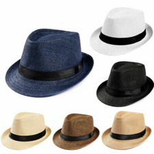 Mann Strohhut Panama Fedora