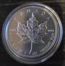 1oz Feinsilber 9999 MAPLE LEAF