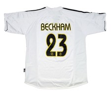 Real Madrid Home Heimtrikot "#23 David Beckham" 2003/04 (XL) (Zustand 7/10)