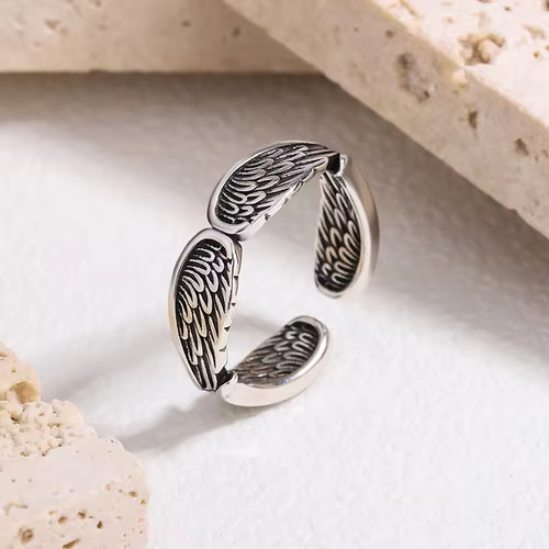 Damen ring geschwärzte - ring,,