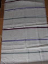 5,4x1,5m Gardinenstoff f. 2x Schal Gardine store Vorhang weiß/lila/grau neu