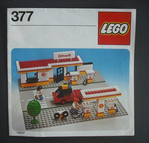 Lego 377 bauanleitung shell - lego,