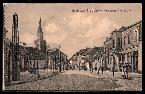 Ansichtskarte trebbin - ansichtskarte,