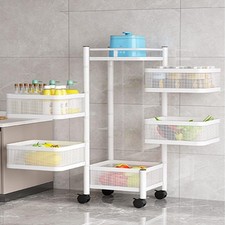 Rollwagen Küchenwagen Servierwagen Bücherwagen Rollregal Bastelwagen mit Rollen