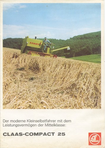 Claas compact mähdrescher - claas,
