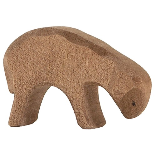 Schaf braun fressend-
