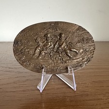 Alte Kupfer Platte Getrieben