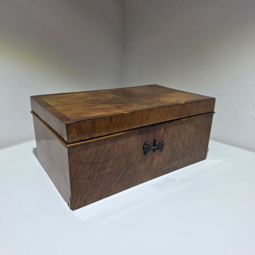 Antike nähschatulle holz - nähschatulle,