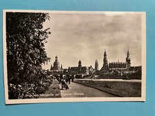 Alte AK von Dresden, Blick vom Königsufer auf die Altstadt, nicht gelaufen