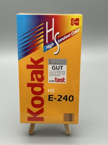 Kodak 240 vhs videokassette - e-240,