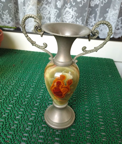 Vintage onyx amphore vase mit - vintage,