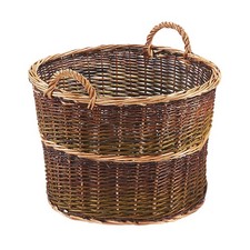 Gartenkorb rund ungeschälte