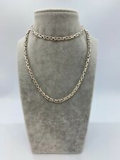 925/ Silber Königskette, rund, ca. 64 cm lang, guter Zustand.