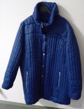 Stepplangjacke mittelblau