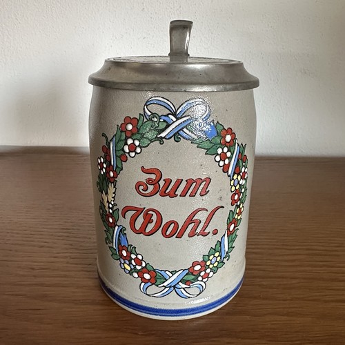 Antiker jugendstil bierkrug - antiker,