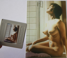Foto Model woman nude frau Dia Kunst Girl Reprint ca 1970 DDR vintage IK