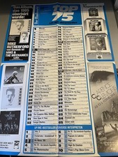 Jennifer Rush / Roger Whittaker / Mike Rutherford Chart-Plakat Musikmarkt 1986