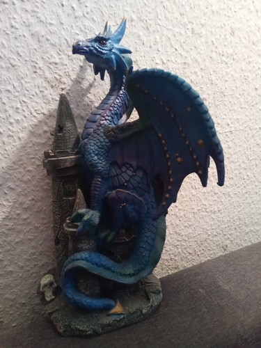 Drachenfigur 35cm drache - 35cm,