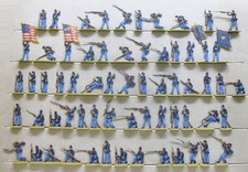 64 Zinnfiguren USA ACW