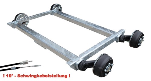 Tandem achse 2800kg anhänger - achse,