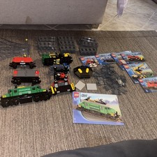 LEGO City 7898  - Großes Güterzug Set - Eisenbahn - Funktionsfähig Zug 