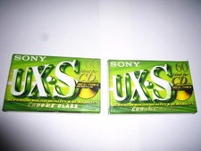 2 Sony UX-S 60 Kassetten Neu
