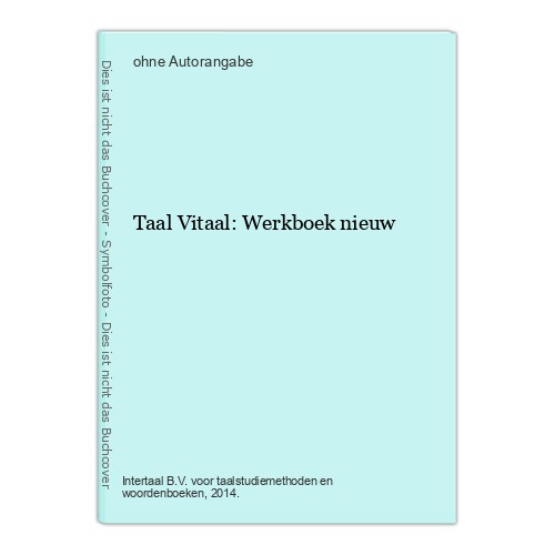 Taal vitaal werkboek - taal, vitaal: