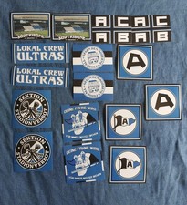 16 Aufkleber Sticker Fußball