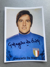 GIANCARLO DE SISTI Europameister 1968/WM 1970 signed Foto 10x14 Autogramm