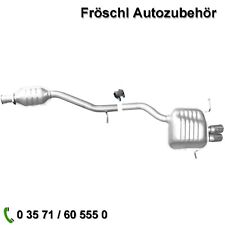für Mercedes C 180 200 230 Kompressor CL203 Endtopf Auspuff Anlage x*