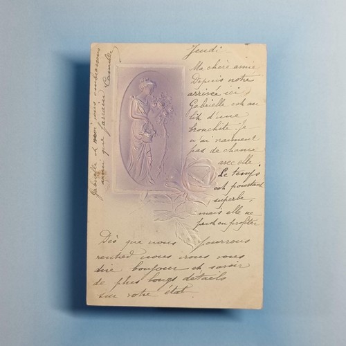 Jugendstil postkarte 1903 - jugendstil,