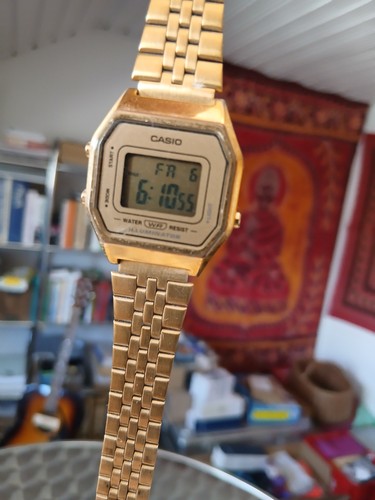 Casio vintage la680 gold - vintage, tone