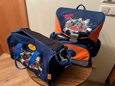 Ranzenset "Monster Truck", Fliegengewicht XS Exklusive, nur ca.800g, 17l Volumen