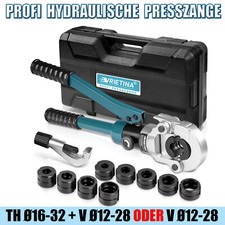 Hydraulische Presszange TH Ø16-32mm/V Ø12-28mm Verbundrohr Kontur Rohrpresszange