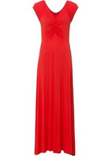 Neu Maxikleid mit Raffung Gr