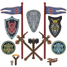 Playmobil Zwerge Waffen Schilde Streithammer Kriegshammer Zwille Armbrust