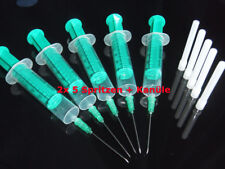 10x 10ml Einmalspritze mit Kanüle - Basteln/Modelbau/Drucker etc. - Neu & Steril