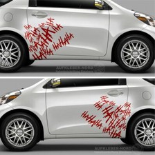 2x Aufkleber XXL HAHAHA Joker