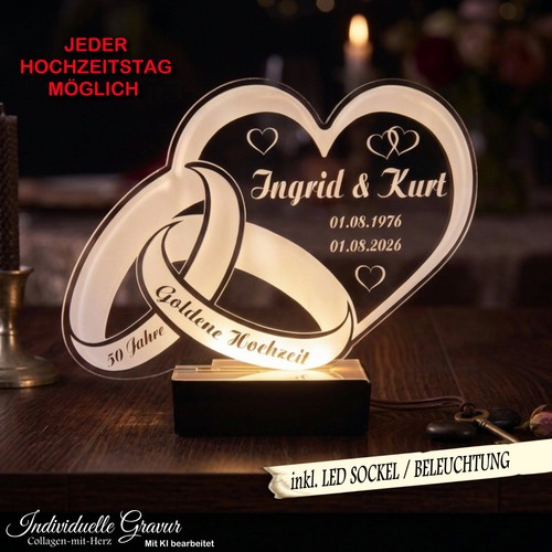 Aufsteller hochzeitstag mit - hochzeitstag,